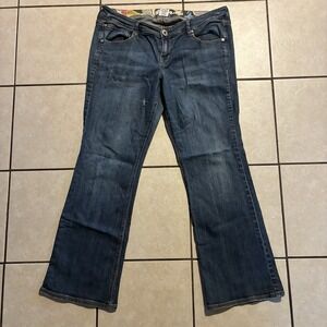 Vintage Y2K Z. Cavaricci Women's Size 18 Blue Denim Jeans